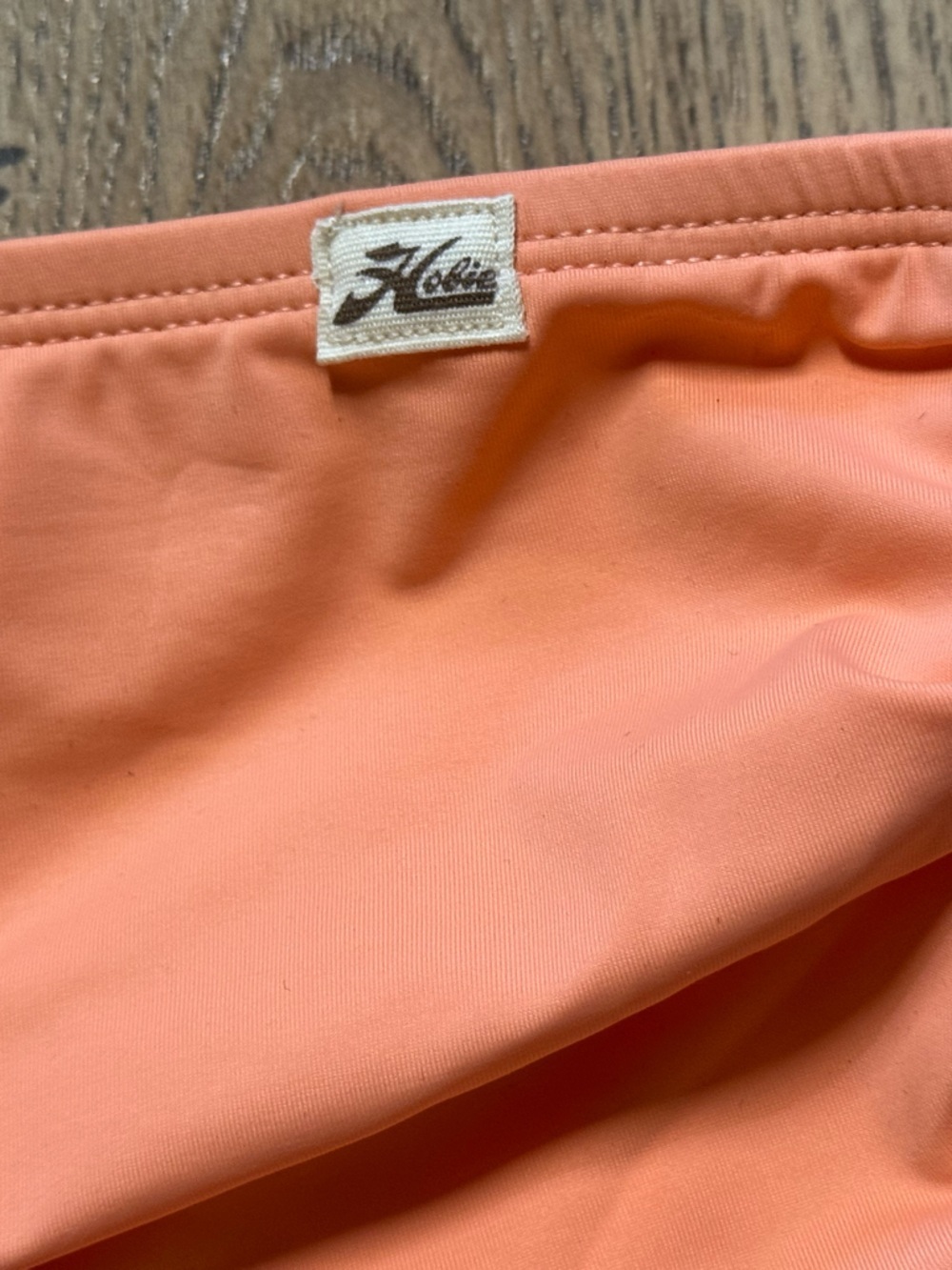 Hobie Bikini Bottom Peach Side Tie Boyshort Cheeky Size M NWT - Picture 8 of 9